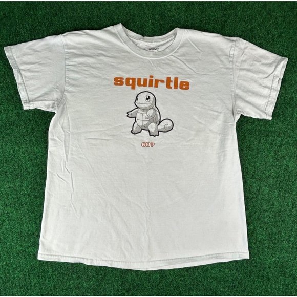 Pokemon Squirtle‎ White Tee Short Sleeve T-Shirt Boys Size Medium - Picture 1 of 7